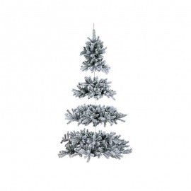 Albero di natale innevato pendente FIEMME h210 cm