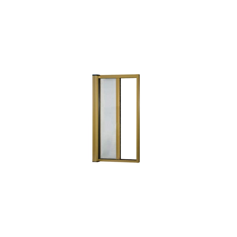 Zanzariera a rullo in kit riducibile universale per porta finestra orizzontale Bronzo 160x250