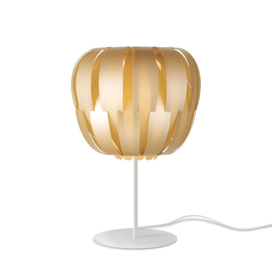 Lampada da Tavolo Base e Stelo New Gold in Metallo Cm. 19 x 33h