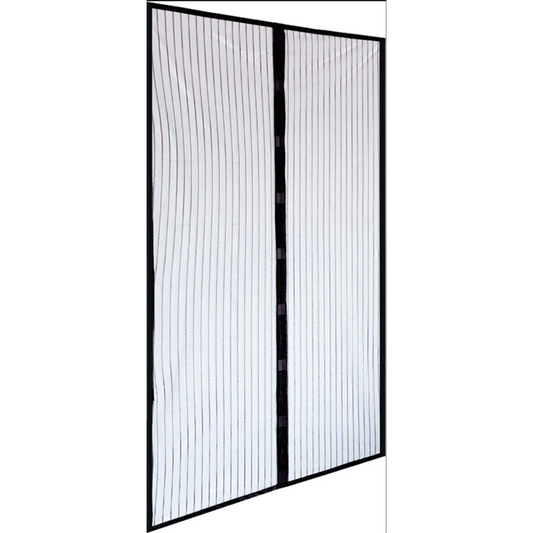 Zanzariera in Poliestere con Magneti cm 120x240 per porta Nero IRS