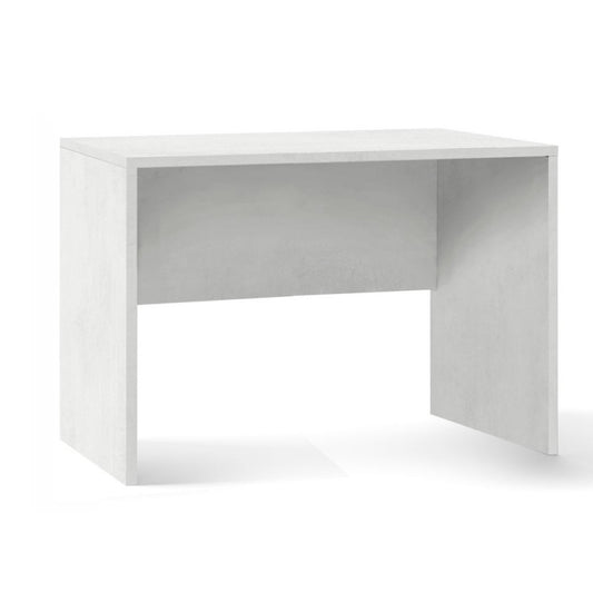 Scrivania moderna in legno Bianco Ossido 120x69x h76 cm