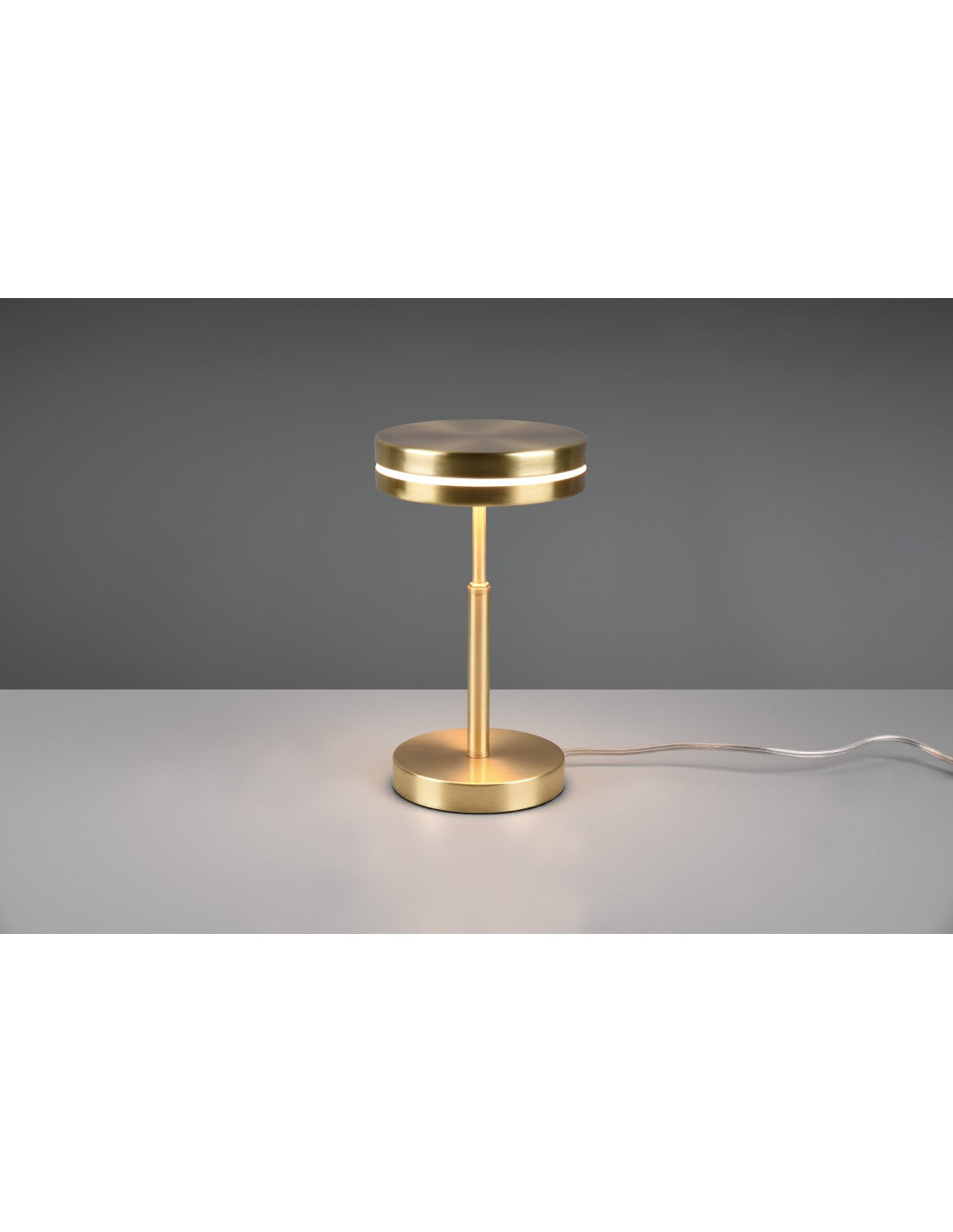 Lumetto Moderno Disco Led Franklin Ottone Trio Lighting