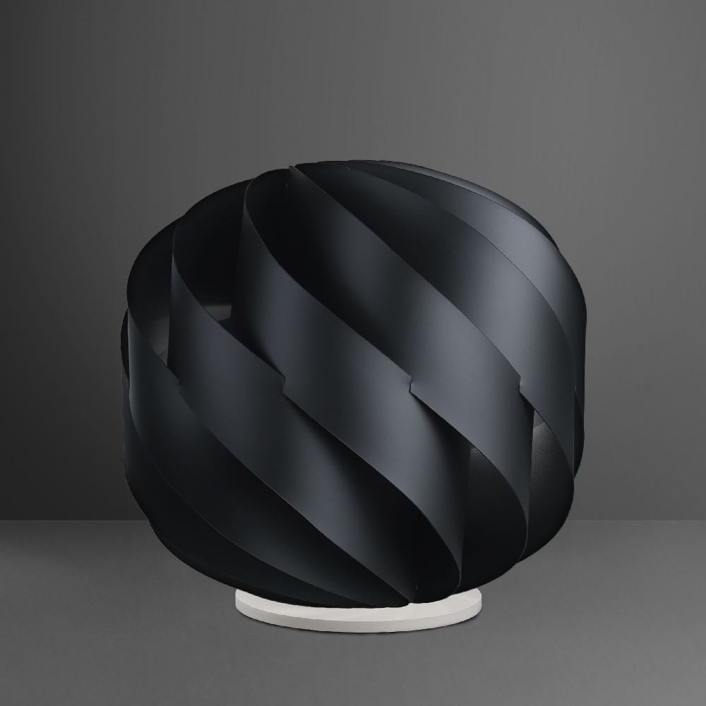 Lampada da Tavolo LAP Nero in Plastica Cm. 25 x 24 h