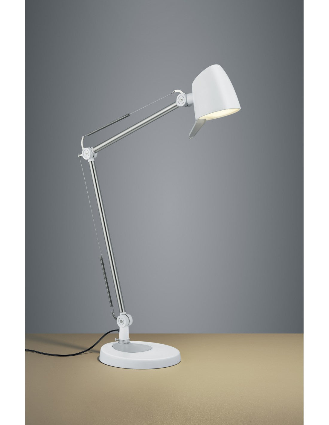 Lampada da Scrivania Led 5w Orientabile Rado Bianco Trio Lighting