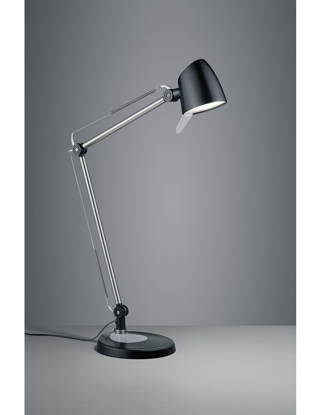 Lampada da Scrivania Led 5w Orientabile Rado Nero Trio Lighting