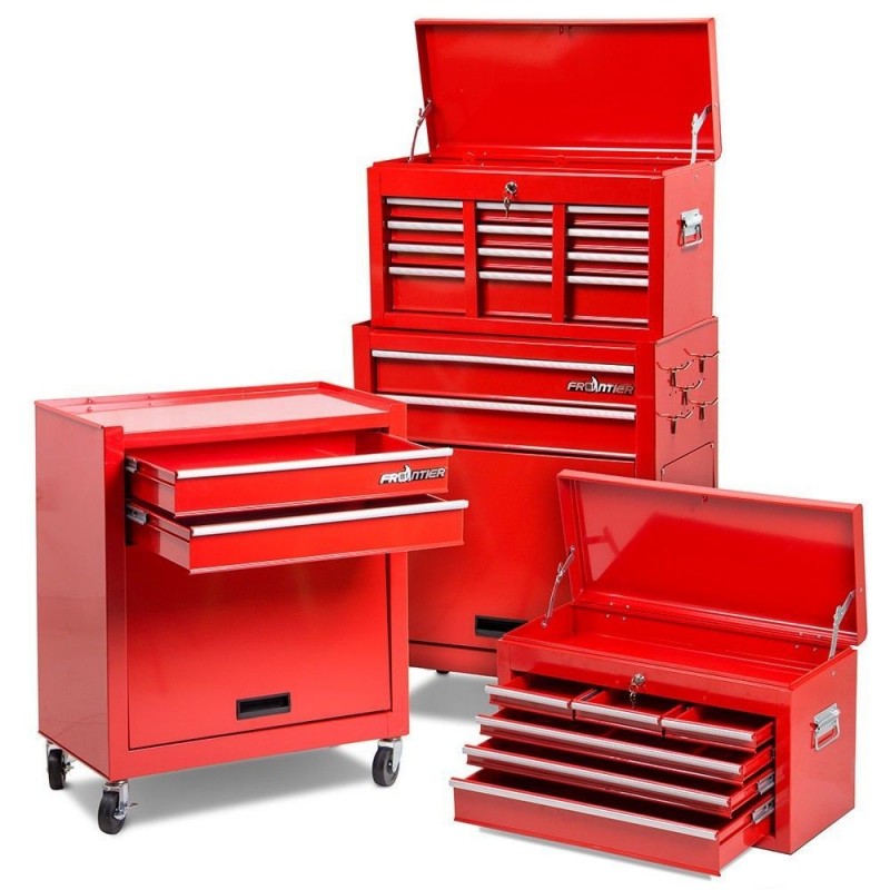 Cassettiera portautensili per officina Rosso XTB220 2 in 1