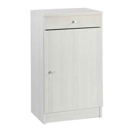 Low multipurpose wardrobe one door one drawer Eucalipto 46x34x h80 cm